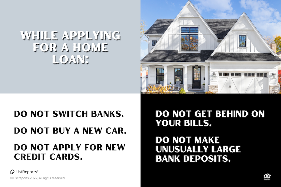 The process of obtaining a home loan is lengthy and can be confusing. Knowing what you should and shouldn’t be doing during this time might feel overwhelming and impossible, so work with someone who really knows their stuff – me!