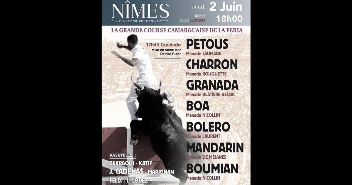 Jojocaden's tweet photo. NÎMES https://t.co/3OYR5F1dto