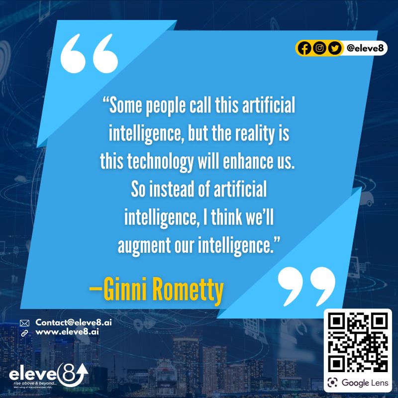 OEleve8's tweet photo. How artificial intelligence will change our lives, only time will tell but in the meantime.

Here at Eleve8, we have a team of AI experts that can help you elevate your career in AI.
 Website:-https://t.co/8yVsWCT13z
.
.
.
#ArtificialIntelligence #MachineLearning https://t.co/z6gukm2Sj5