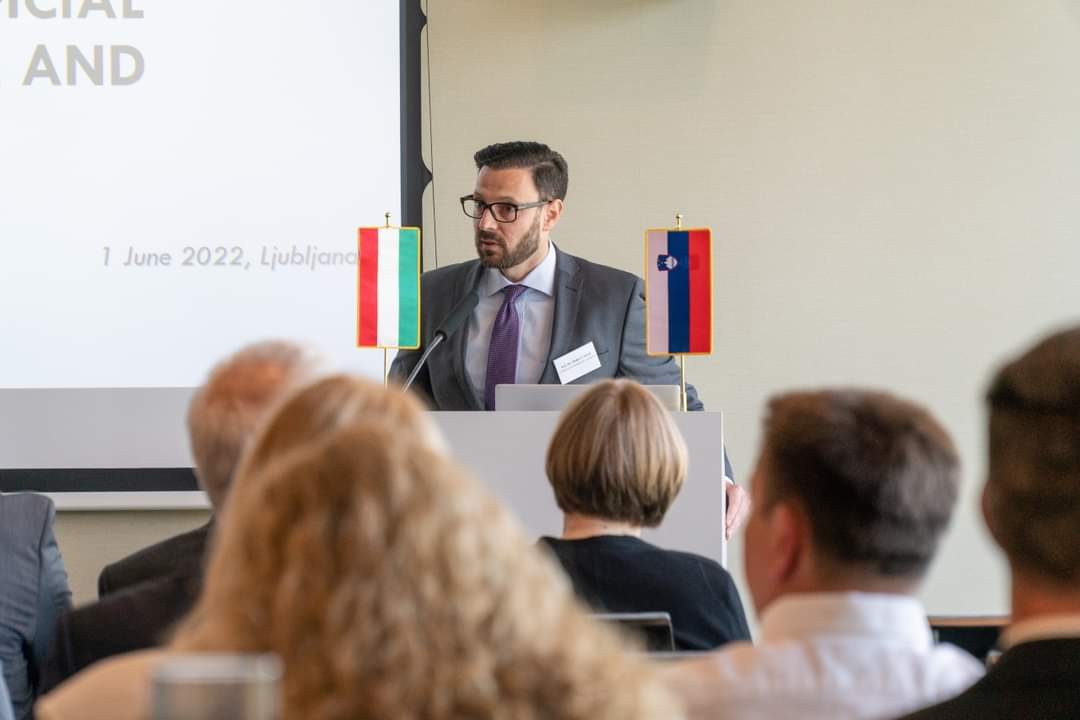 david_andor's tweet photo. On 1 June, The Embassy of 🇭🇺 in 🇸🇮 organized a conference and business forum on #digitalization and artificial intelligence. The event focused on Hungary's digital and #AI strategy and introduced the most important 🇭🇺 experts and companies in the field. https://t.co/BaLFWRQ1Pg