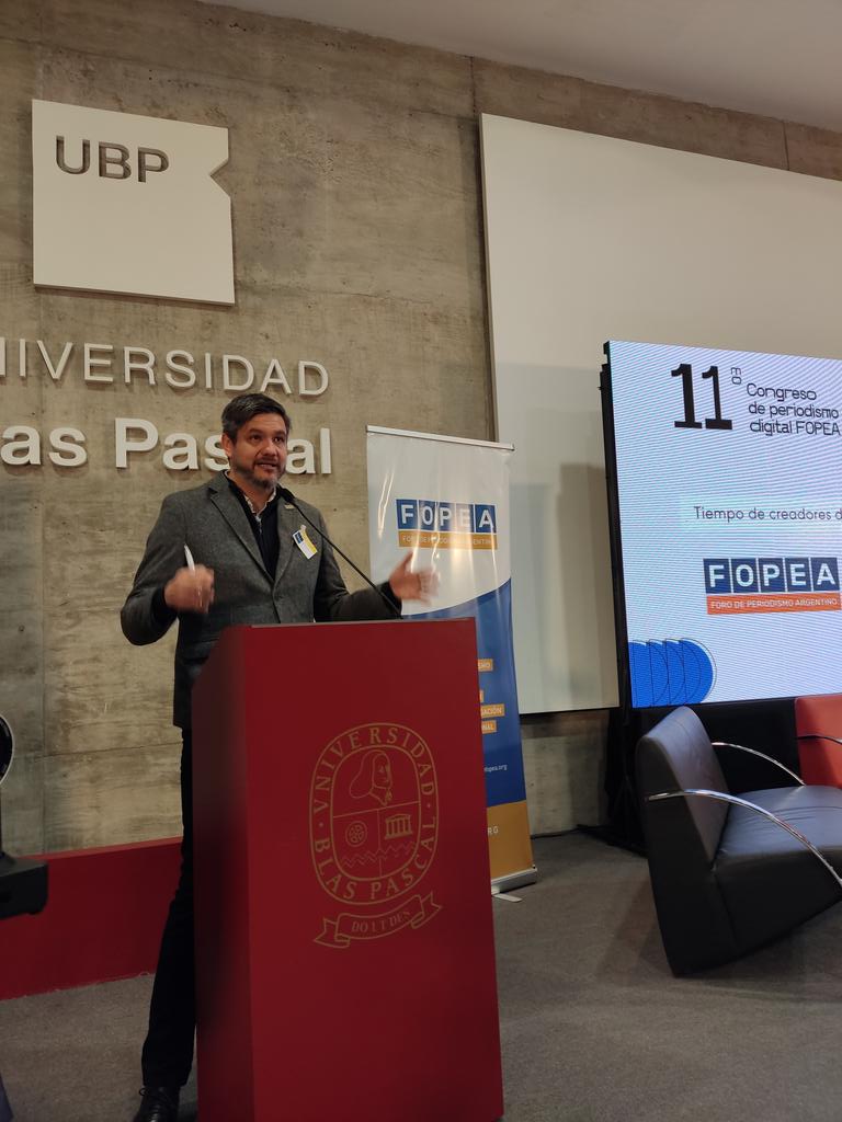 Comenzó #congresofopea en <a href="/ubpascal/">Universidad Blas Pascal | UBP</a>, organizado por <a href="/FOPEA/">FOPEA</a> 
✓ <a href="/DiegoMarconetti/">Diego Marconetti</a> de <a href="/LAVOZcomar/">LAVOZcomar</a> conduce este evento federal que congrega a profesionales del país.