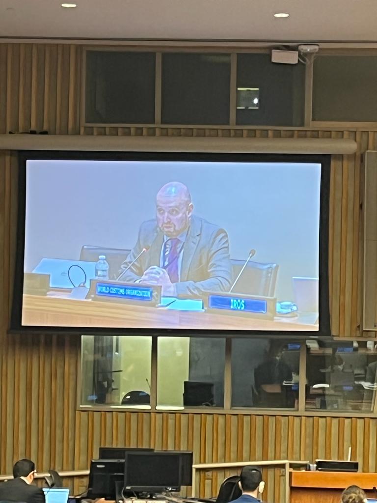 WCO_OMD's tweet photo. WCO deliver contribution on the critical role of Customs in the Enforcement of UN Security Council Resolution 1540 to Open Consultation in New York
#WCO #Customs #STCE #WCOSecurityProgramme #UNSCR1540 #GPWMDofficial https://t.co/ymIntEieFu