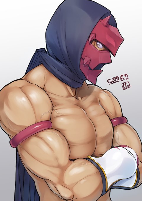 半裸ヒエン
#アイギスお絵かき 