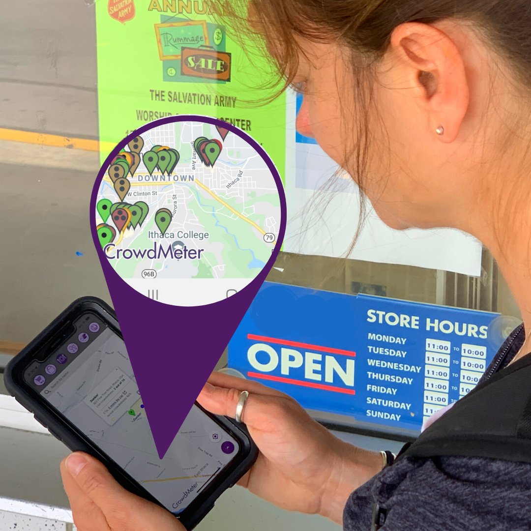 HC Institute (@hcinst) on Twitter photo Can we help you, fellow Ithacan?😌
This week <a href="/TompkinsWeekly/">Tompkins Weekly</a> featured #CrowdMeter, our app meant to help Ithacans make informed choices about where to go📍 for things like dining out or grocery shopping.
📰Check the article (and download the app) here!
tompkinsweekly.com/articles/ithac… Can we help you, fellow Ithacan?😌
This week <a href="/TompkinsWeekly/">Tompkins Weekly</a> featured #CrowdMeter, our app meant to help Ithacans make informed choices about where to go📍 for things like dining out or grocery shopping.
📰Check the article (and download the app) here!
tompkinsweekly.com/articles/ithac…