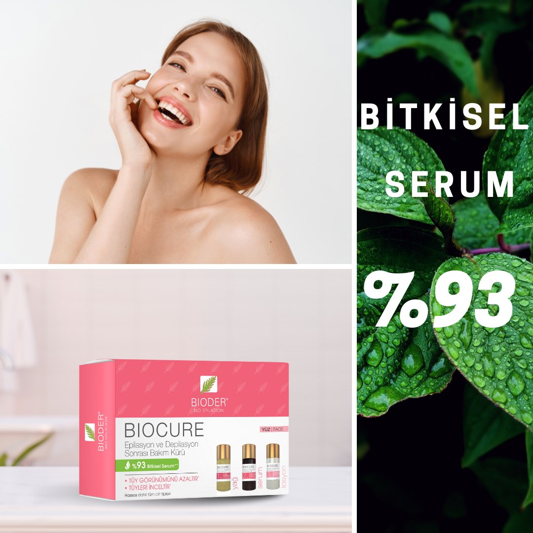 BioderOfficial's tweet photo. Yüz bölgesinde tüyler canını mı sıkıyor😞? Bioder Biocure Serum tam sana göre! %93 Bitkisel Serum içeren Bioder Biocer Serum ile 3 Adımda tüy sorununa ELVEDA😍 !
#biocure #serum #yüz #bitkisel #tüy #sorun #bioder https://t.co/dTKhHyc9Rn