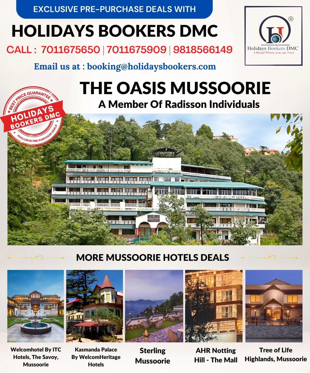 Weekend in Mussoorie - Book 2 Nights Country Inn Mussoorie Hotel Holiday  Package