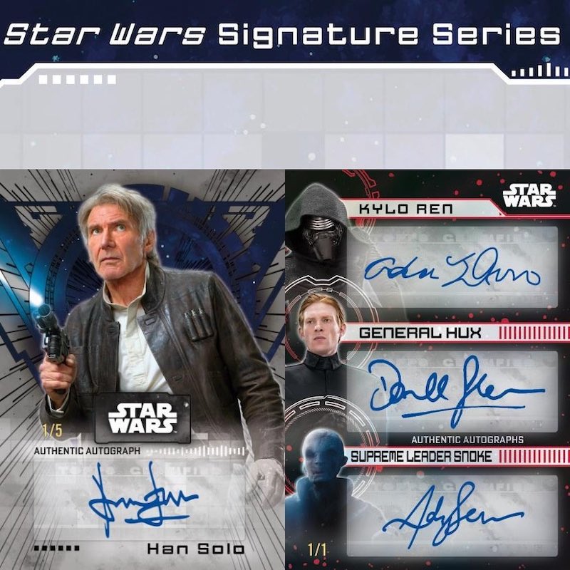 JJMcIntosh's tweet photo. 10 left in Star Wars Signature series case hit draft! 

$95 for 1 $180 for 2

If this post hits 50 RTs today  I will giveaway a spot in the break to Someone who RT. 

- RT this tweet 
- follow my account 
- tag a Star Wars fan!!!!! 

@OnWiscardsin @sports_sell @Hobby_Connect https://t.co/EnVBlVIH03