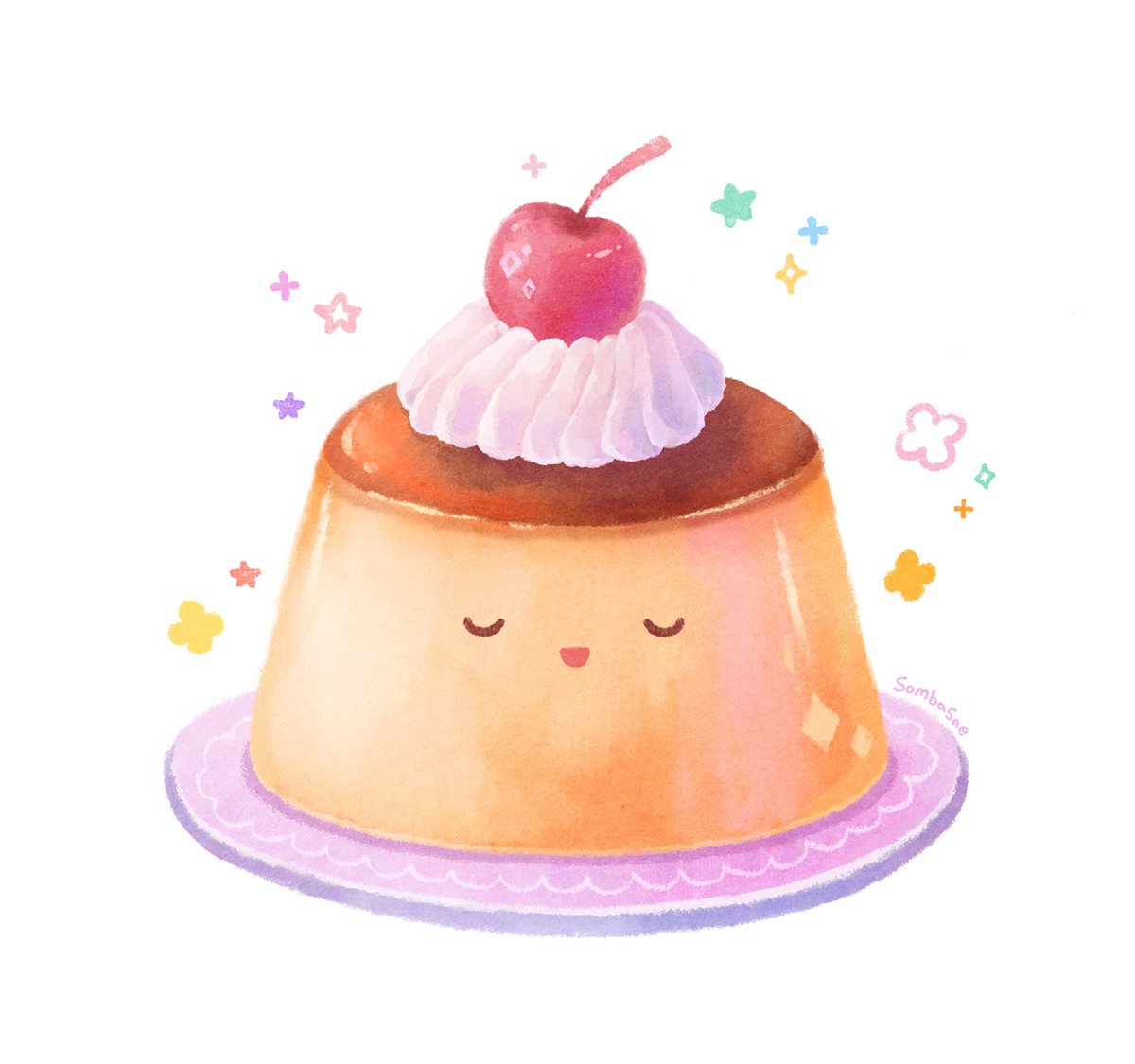 평온한 푸딩✨🍮🍒