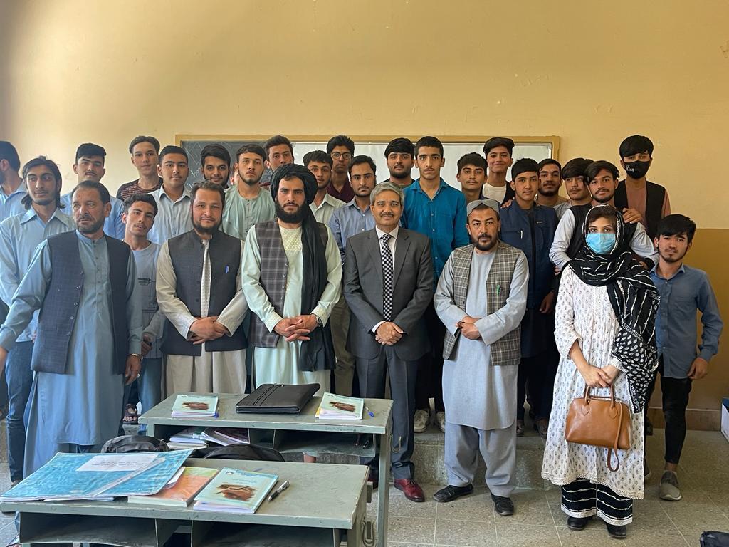 sidhant's tweet photo. More pictures from Kabul as Indian Govt team led by MEA's JS PAI JP in the Afghan capital; meets Taliban leadership, visits Indian projects, programs https://t.co/okwyKb4NwM