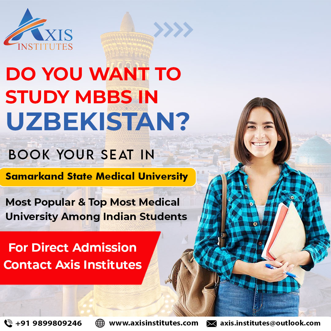 axisinstitutes's tweet photo. Choose the Top Rank Medical University in #Uzbekistan. Join #AxisInstitutes to study #MBBSAbroad. To seek admission to the best Medical University in Uzbekistan.
To apply, Contact: β +91 9899809246
Visit: π https://t.co/pR6jsZcyaW
Email: β axis.institutes@outlook.com https://t.co/Yjl8lHtDT8