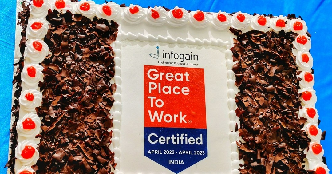 Infogain's tweet photo. Did we mention, we are “Great Place To Work®” certified? :D
Here is a quick peek on how we celebrated across offices across India. Kudos to the team Infogain for achieving this #milestone!

#throwback #GPTWcertified #greatplacetowork #joininfogain https://t.co/8xi25pn2yE