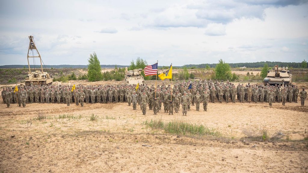 burts_knights's tweet photo. #Soldiers of 1-66AR and 3-66AR celebrated 66th AR’s long history as the oldest armored formation in the US Army, marking the first time since 2003 these battalions have been deployed to the same location. #NATO #EuropeanSupport2022 #USArmy #DevilBrigade #burtsknights #ironknights https://t.co/zgSN434gWo