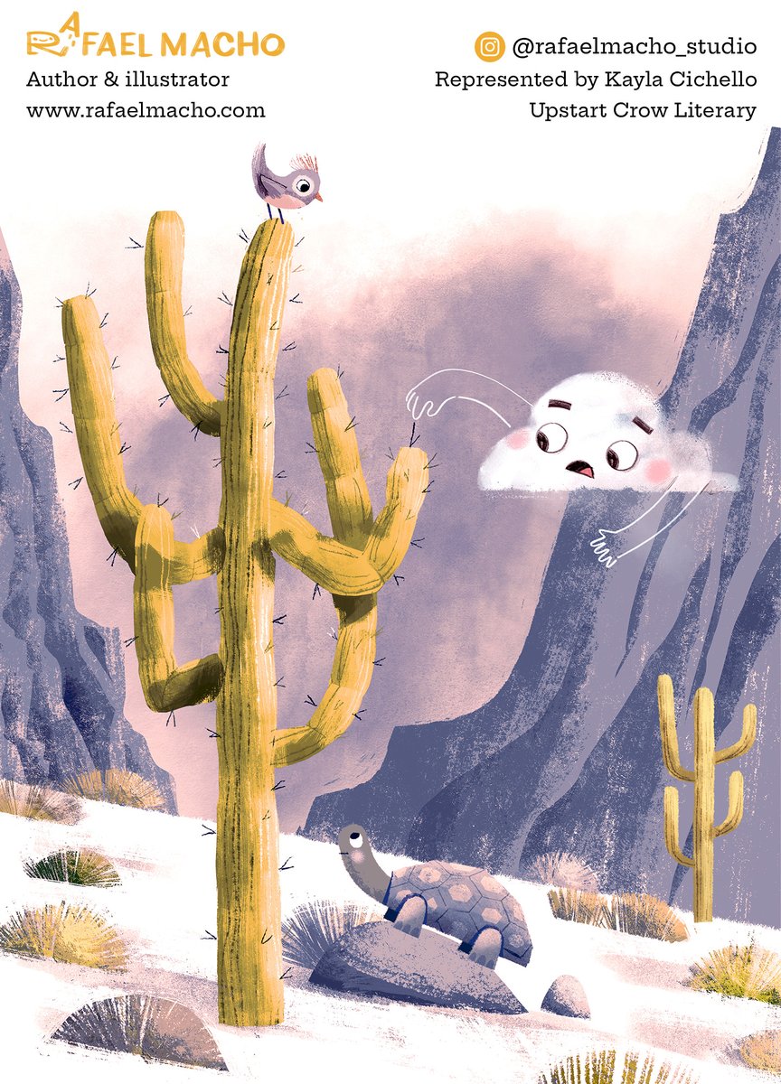 rafaelmacho's tweet photo. Happy birthday, #KidLitArtPostcard 🎂! This illustration is for a manuscript I am working on about a little cloud who feels out of place.☁️☂️ https://t.co/zNFoFpVroD