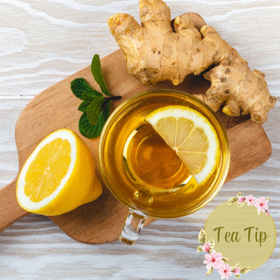 Tea_blossoms's tweet photo. Do you know that a cup of warm Honey-Lemon-Ginger tea in the morning can keep you away from seasonal flu symptoms of sore &amp; scratchy throat, wheezing and cough? 🍋

Shop our #TeaBlossoms ' Lemon Grass Ginger Tea NOW | https://t.co/ea3FAh1byj https://t.co/QJuRuK321l