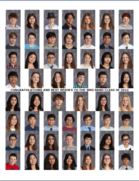 wrsband's tweet photo. Congratulations &amp; Best Wishes to the WRS Band Class of 2022! #wrsbandtogether #paladinpride #sundlingstrong #proudtobe15 #morethanever https://t.co/V03ujCoU1s