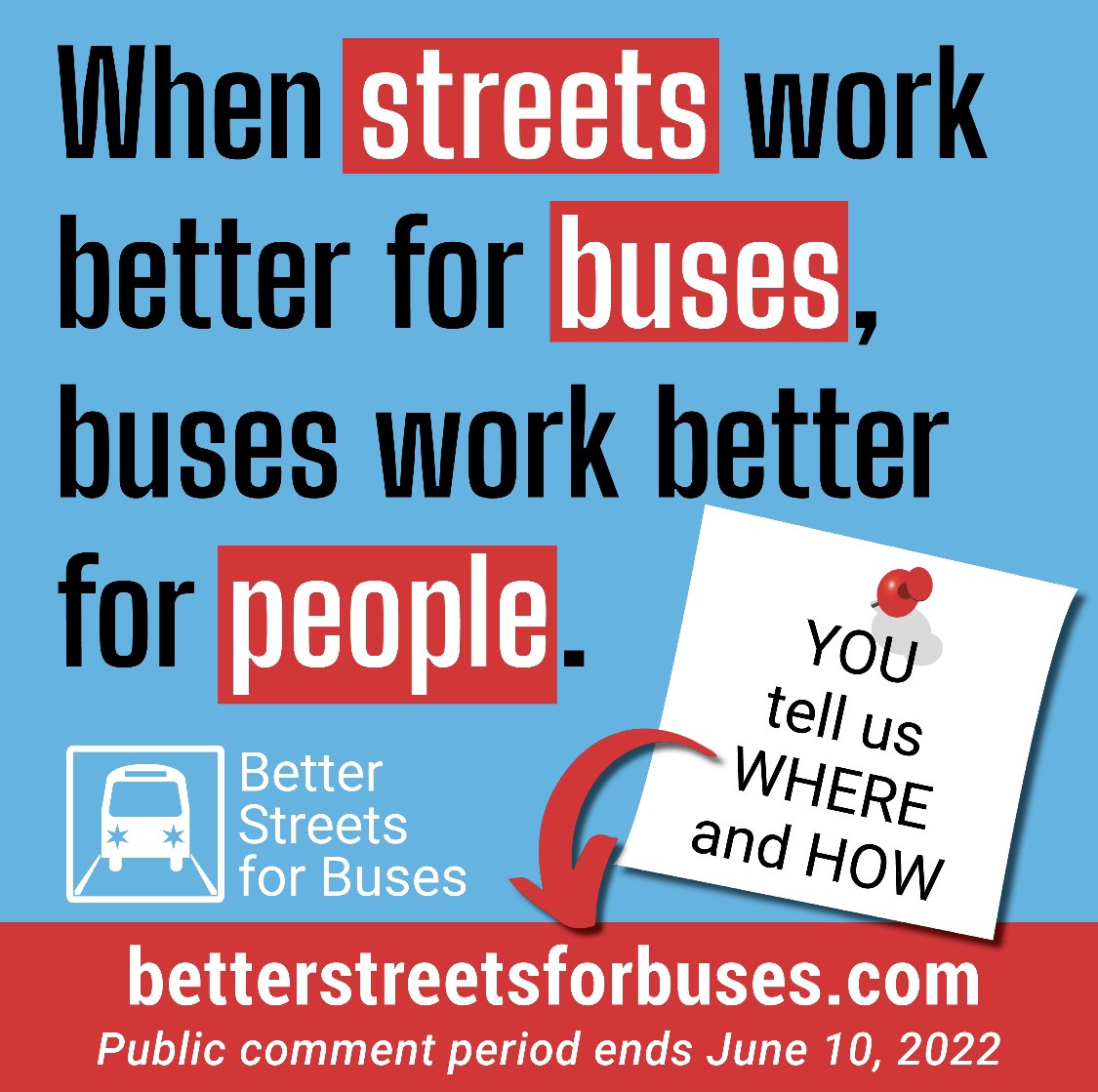ChicagoDOT's tweet photo. 🛑 Have you been to https://t.co/VyLWJAj6Mo yet? 👩🏼‍💻

🗣There are still 8️⃣ days left to share your feedback and learn more about the city’s first framework plan to improve street infrastructure for public bus service! 😊 

 #betterstreetsforbuses #YourCDOT #YourMobility 🚎 https://t.co/yXLekqi0tK