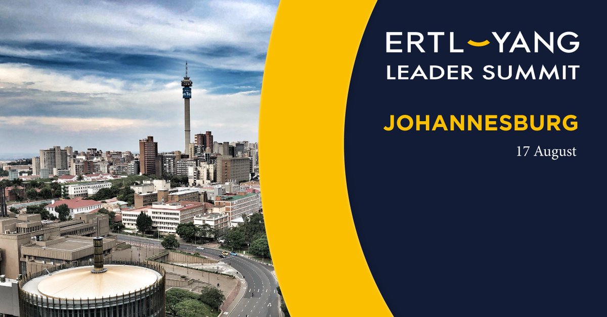 ERTL-YANG Leader Summit in Johannesburg will bring together IT and business executives across the industries to share ideas on the key issues and grow their professional network on 17 August!