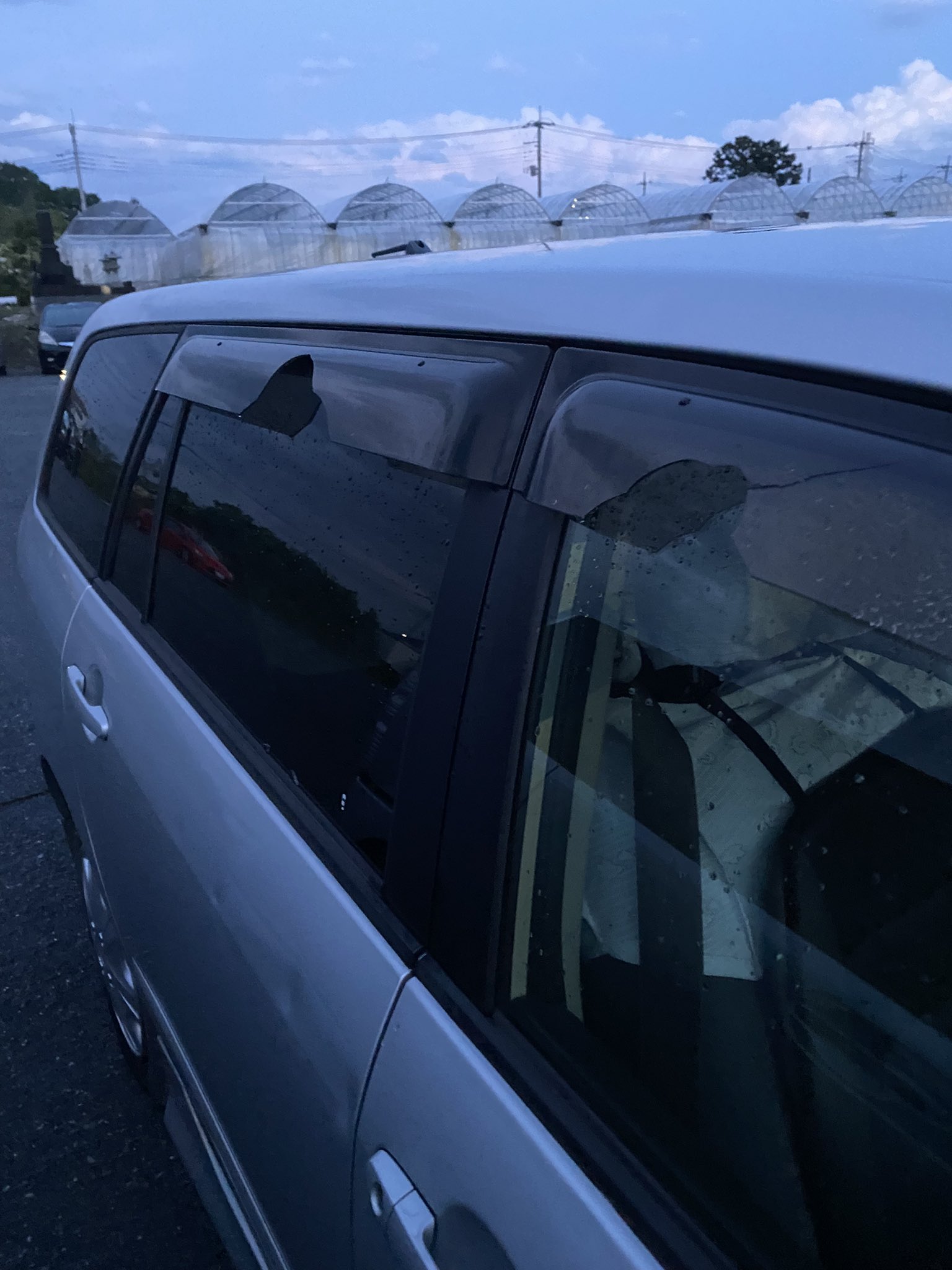 タカ 副業物販 群馬県 巨大ヒョウの嵐 車ボコボコにされました ひどい人はガラス全損の人もいました T Co 5moobwapya Twitter