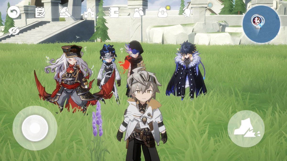 yeien0's tweet photo. @AlchemyStarsEN OMG this is too cute they are following me around ๐ญโค๏ธ #AlchemyStarsSplendor https://t.co/4pceH3vvnI