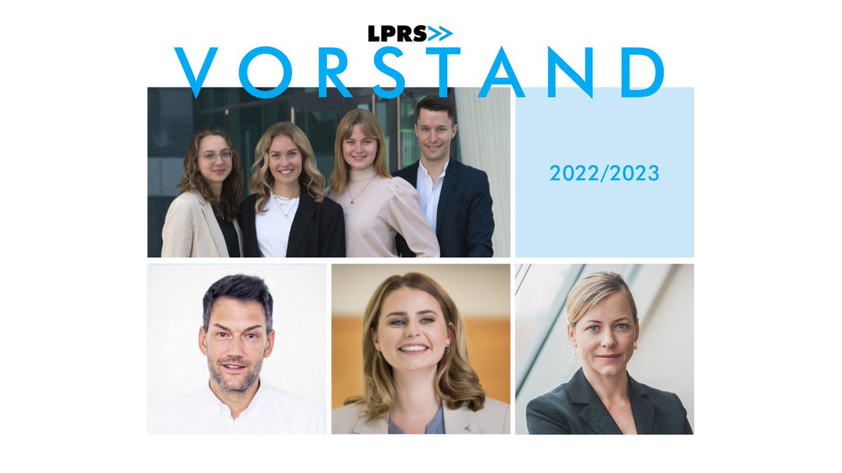 LPRS_eV's tweet photo. Der neue Vorstand für das Jahr 2022/23 steht fest! ⏩ Erstmals mit Studierenden- und Alumni-Vertreter:innen #ONELPRS 🤝 Alle Informationen findet ihr im Newsbeitrag: https://t.co/fiyS6NlZ0Y
#LPRS #NeuerVorstand https://t.co/V856OvkUuK