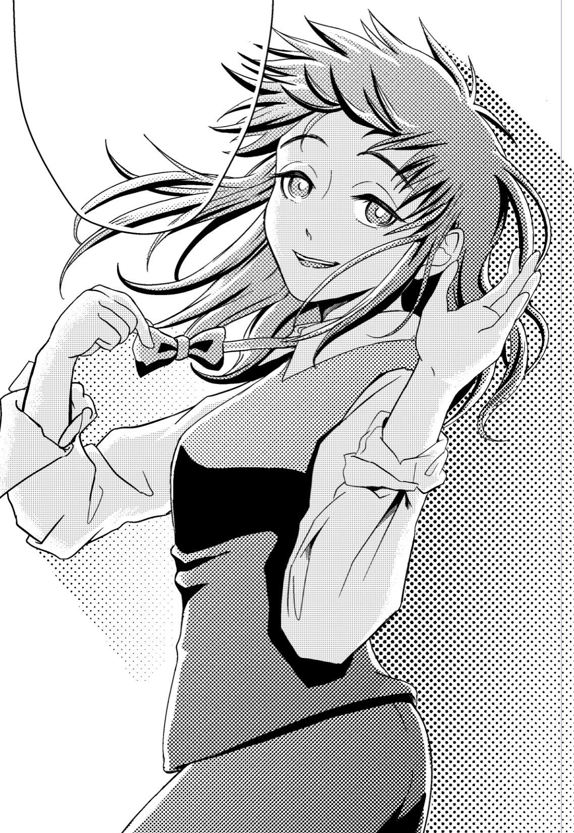 古河コビー 漫画描き 早く終われ終われ って思うけど いざ描き上げちゃうと毎度寂しいね 読み切りだしね オリキャラってこの世にいない戦友みたいな不思議な存在 女の子イラスト Illustration Manga 絵描きさんと繋がりたい 漫画家志望さんと