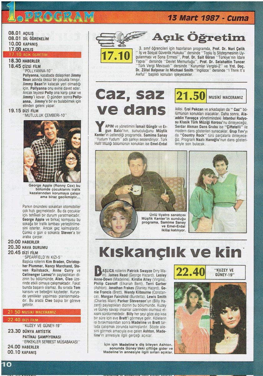 Mehmetcan198's tweet photo. @SilverAgeTV #ApplesWay #MutlulukÇemberi #NorthandSouth #KuzeyveGüney #Mart #1987yılı #EmelMüftüoğlu #ErdalÇelik #MüşfikKenter #SamimeSanay @MehmetE29796180 @Yasemin70619829 @tchulya80 @NostaljiTV_ https://t.co/NaNdSpJxPh