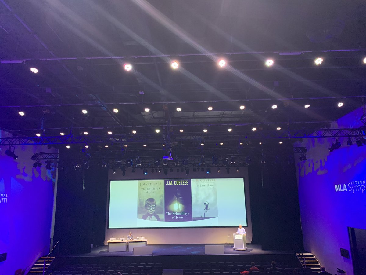 alison_phipps's tweet photo. Opening Keynote Plenary from César Dominguez at #MLAInternationalSymposium opens with the figure of the Refugee in JMCoetzee’s trilogy @SECGlasgow @UofGUnescoRILA @scotrefcouncil
#BeingHospitable
https://t.co/Zne3DqRkMH https://t.co/3zHMFtVb8c