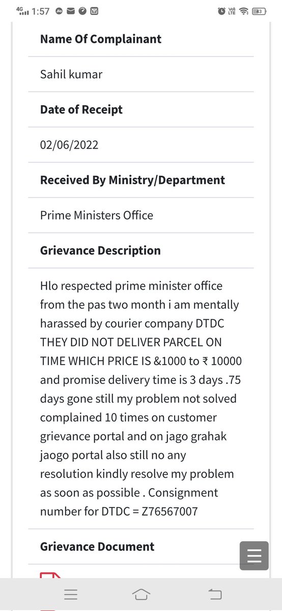 rssbofficial1's tweet photo. @Nidv @DTDCIndia @SGanguly99 @SubhasishDTDC Lets complain https://t.co/gpzVUjdcud