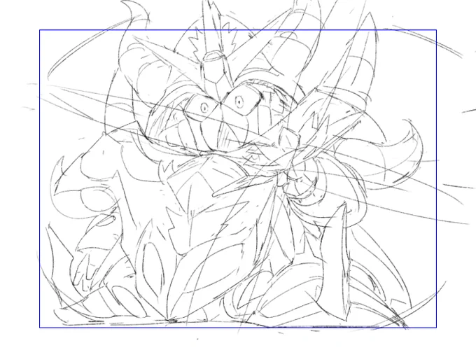 前回のアニメの続き描いてます。大変だけど何とか形にしたい。 