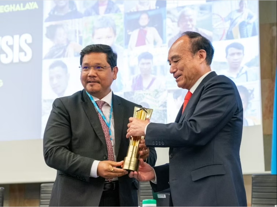 RiyaSangma_bjp's tweet image. Thanks to @PMOIndia for entrusting #Meghalaya with the 1st implementation of IndEA framework via project MeghEA, which won the coveted #UNaward at @WSISprocess, and kudos to HCM @SangmaConrad for seeing through its successful implementation. Much deserved!