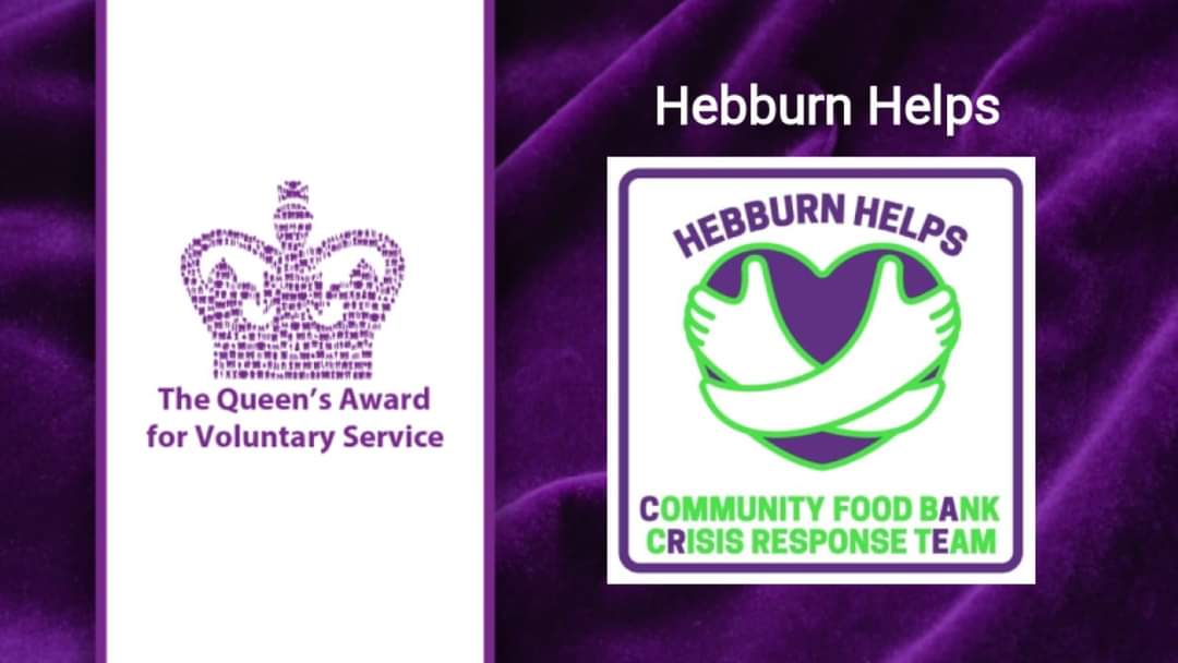 hebburnhelps's tweet photo. #QAVS2022 We are honoured to announce Hebburn Helps have been awarded the Queen’s Award for Voluntary Services. 
Equivalent to an MBE!
This is an amazing achievement for all our volunteers! 💜💚
@QueensAwardVS https://t.co/87EirImreb