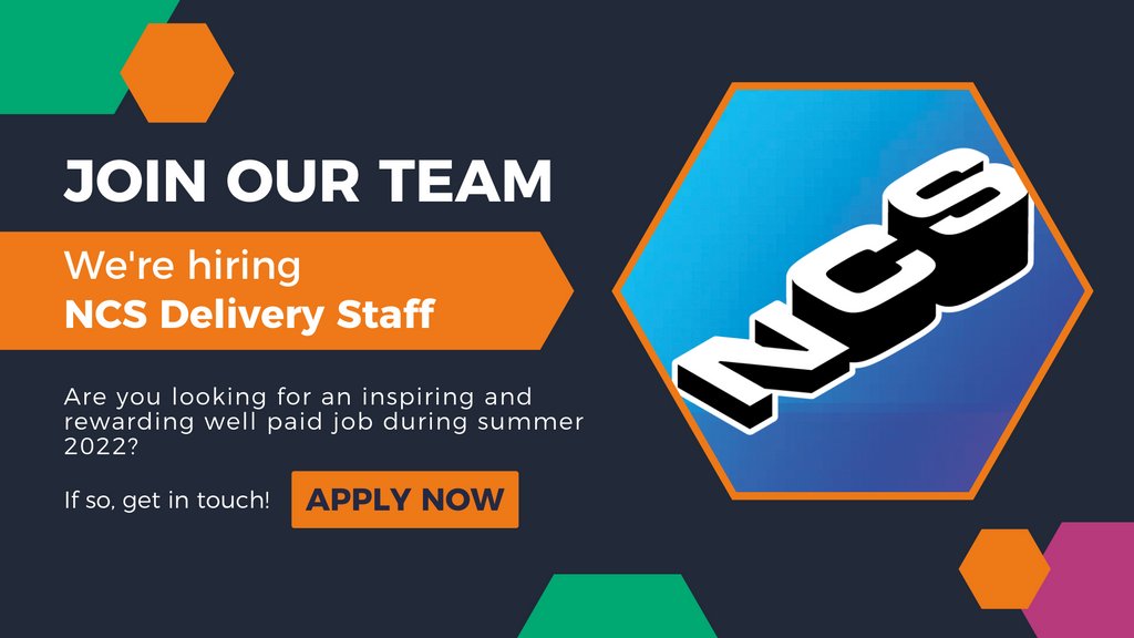 We are recruiting a large number of seasonal staff for the Summer @NCS programme, to lead, inspire and mentor a small group of 15-17-year-olds through a life-changing experience!

Sound like something you'd love to do? Get in touch! inspira.org.uk/join-our-team