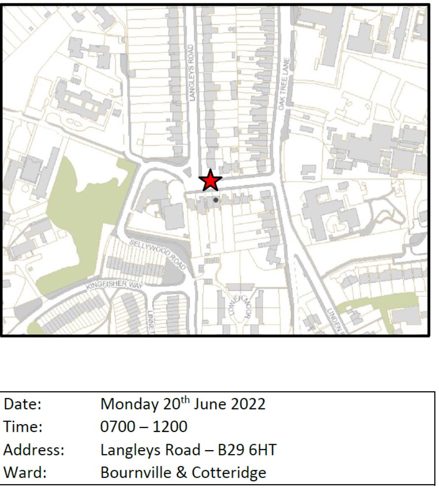 LizClements's tweet photo. Having a clear out over the Jubilee Bank holiday? If you live near Langleys Road, Selly Oak, you'll be able to get rid of unwanted items when @BhamCityCouncil's  mobile tip (MHRC) next visits on Monday 20 June, from 7am to 12noon. #CleanBrum #GreenBrum https://t.co/lZj7Zw3Iv5