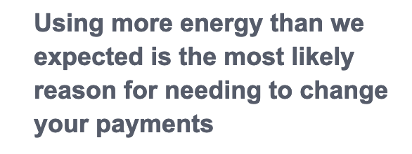 gtrogers's tweet photo. @OVOEnergy I understand the current round of price increases are (largely) outside of your control but I think this line in your emails is both untrue and insensitive when so many people are struggling to pay for the same, or less, energy than in previous years. https://t.co/bTVQTX5SzR