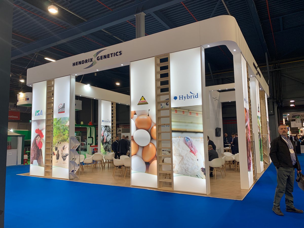 Today is the last day of the VIV Europe tradeshow in Utrecht! If you didn’t get the opportunity to meet us, our team is happy to welcome you on our Hendrix Genetics booth in Hall 11, Booth 074 !

#viveurope #tradeshow #poultry #betterbreeding