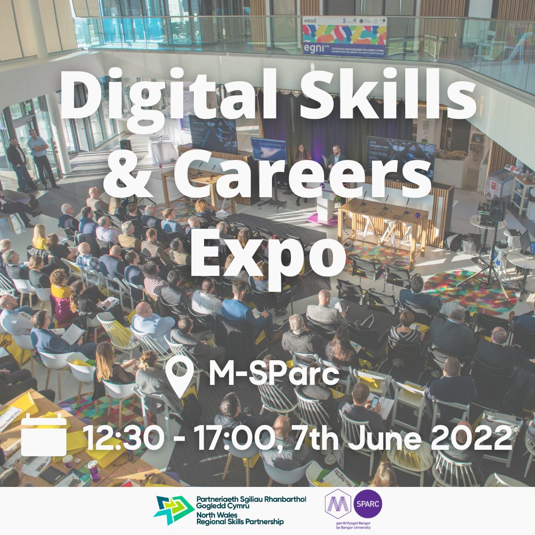 🤩 Digital Skills and Careers Expo 🤩

🚨Employers! Are you seeking digital skills and wish to have your voice heard?

📅 From 12:30, 07.06.22

M-SParc and the RSP will bring together employers, students and young people looking for work!

More info 👉 eventbrite.co.uk/e/arddangosfa-…