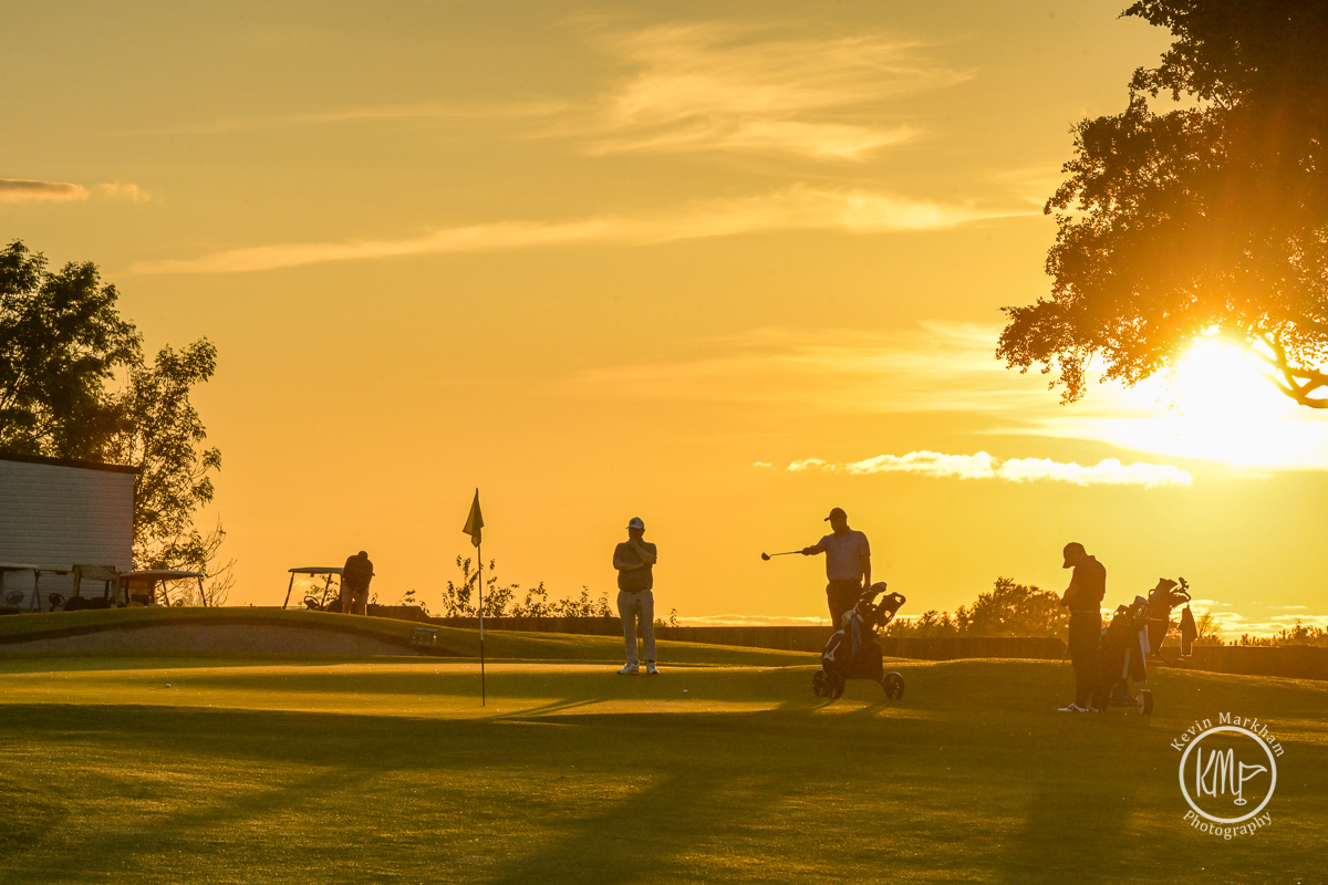 What a way to finish a round of golf.

The final green at <a href="/NaasGC/">Naas Golf Club</a> last night at 9.15pm. Course in lovely shape.. surprisingly tight in places, too