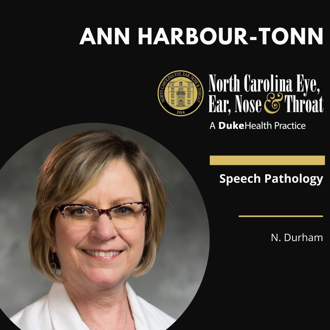 NCEENT's tweet photo. #MeetYourProvider Anne Harbour-Tonn. She’s a clinical speech language pathologist who works with children and adults with a variety of diagnosis including  Down syndrome, Autism Spectrum Disorder, and developmental delays. Learn more: https://t.co/c8gr0gHLrC https://t.co/gaYZs69fJH