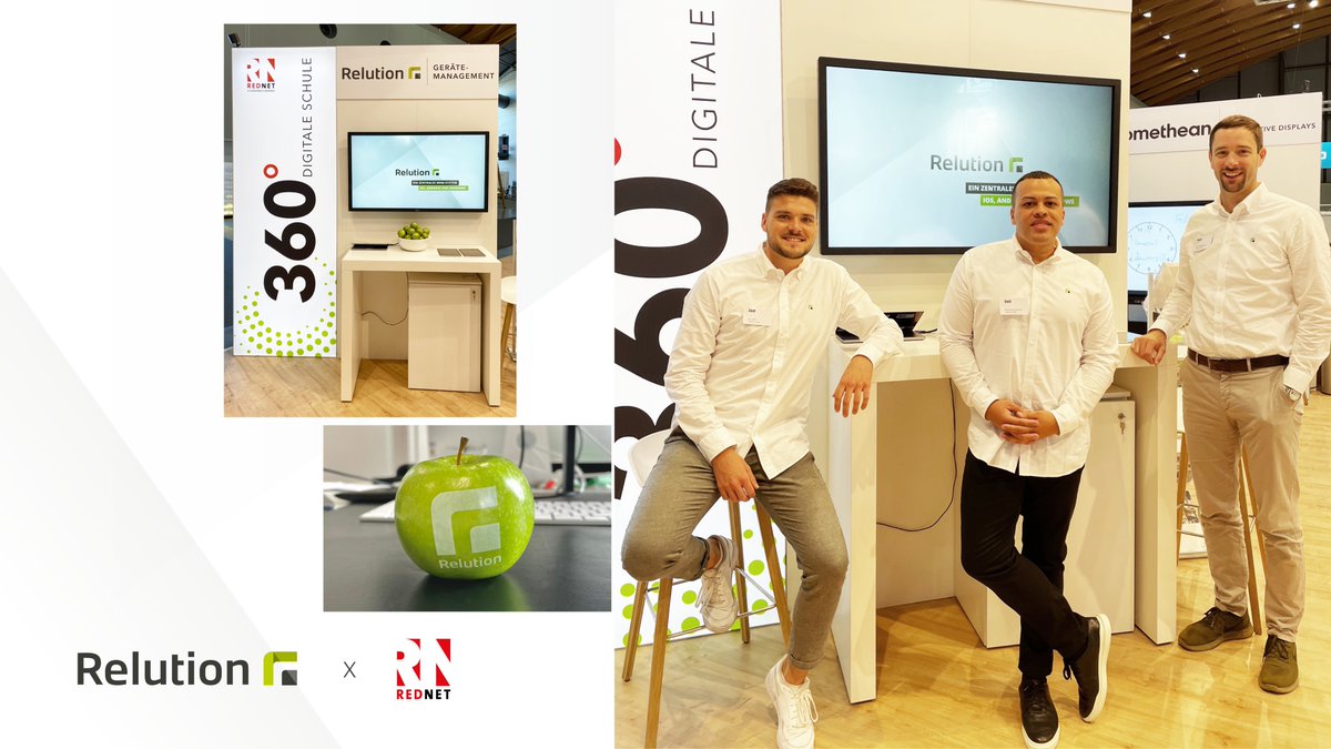 Relution_IO's tweet photo. #Relution auf der #LEARNTEC. Mit unseren Partnern der REDNET AG zeigen wir aus erster Hand wie #Digitalisierung funktioniert.
#twlz https://t.co/CkFMdF9O1T