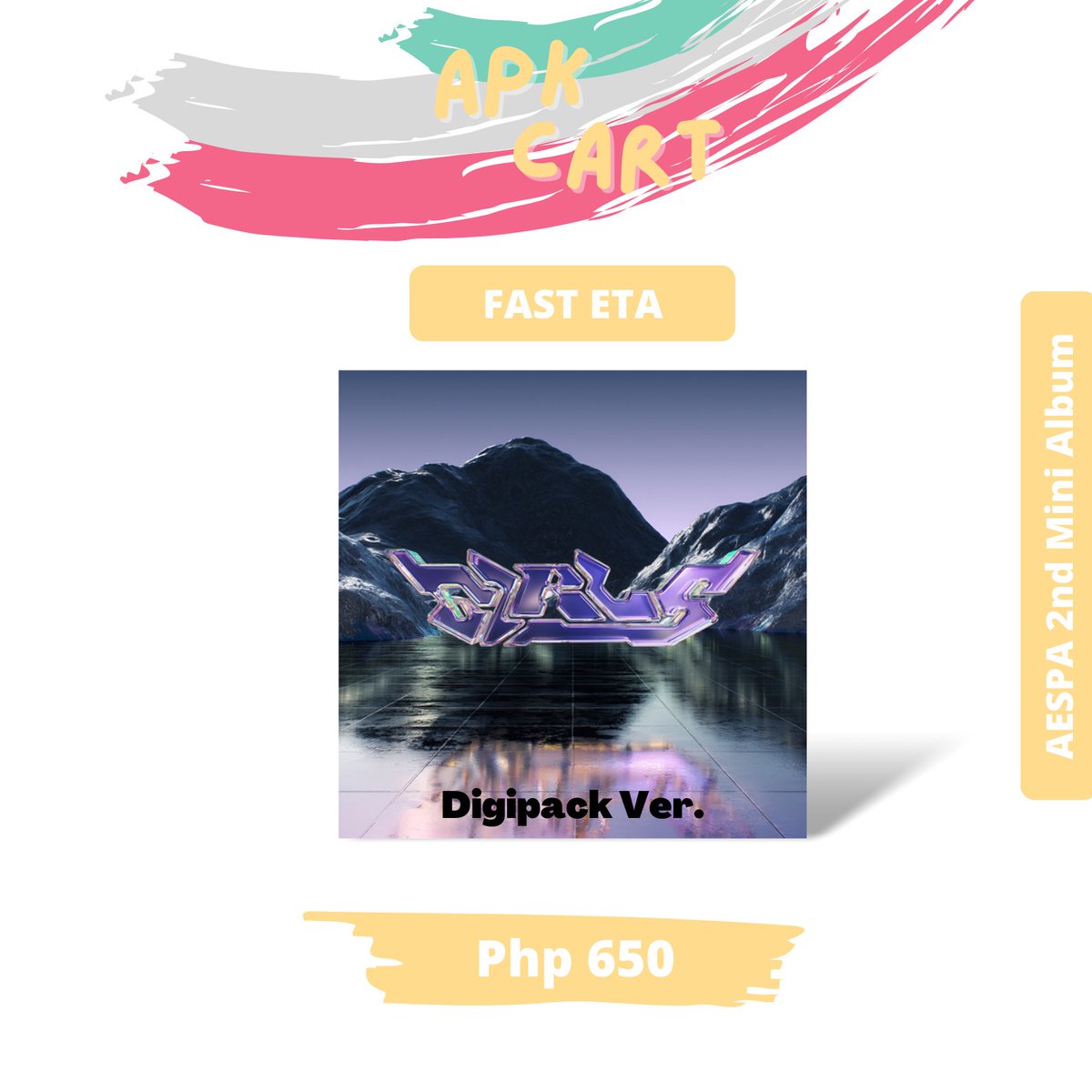 APK_Cart's tweet photo. #APKCartPreorder | WTS LFB PH GO
Pre-order AESPA 2nd Mini Album "Girls"
Sealed Album Only
💸 650 each Digipack Ver.
Member/Cover Pooling (Payment Basis)
FAST ETA
Payo or DOP
DOO/DOP: June 30
MOP: GCash
MOD: J&T, SCO, Flash Express https://t.co/LKK1k96Rgx