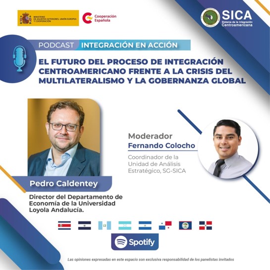 FundacionETEA's tweet photo. #IntegraciónEnAcción

#Podcast sobre el futuro del proceso de integración centroamericano frente a la crisis del multilateralismo y la gobernanza global @sg_sica 

🎙Entrevista a @PedroCaldentey 
▶️https://t.co/e3St5d07fu

🎙Entrevista a @fransisantos 
 ▶️https://t.co/6VBDO3Ro9m https://t.co/0k9n6aXwzT