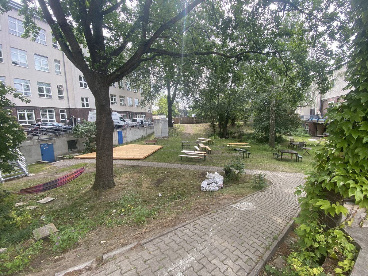 @future42berlinStudents we are veeeery much looking forward to #GrillAndChill with you in our school‘s #sanctuary garden