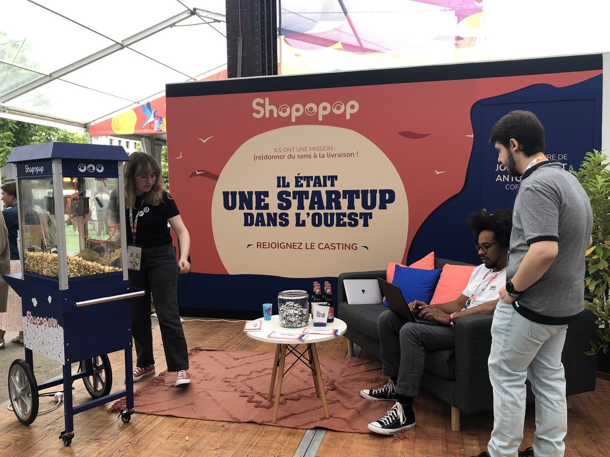 ShopopopFR's tweet photo. #Web2day Jour 2 !!!
C’est parti pour la deuxième journée, passez nous voir sur le stand #Shopopop 👋
Les popcorns sont en cours 🍿
#W2d #W2d22 https://t.co/EYacoTrT3F