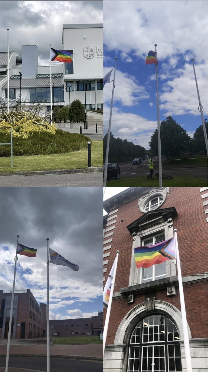 The #ProgressPrideFlag flying high at all @MTU_ie campuses to mark #PrideMonth for the duration of June. #ProundEveryMonth🏳️‍🌈
@MTU_Crawford @MTU_CorkSU @MTUSU_Kerry