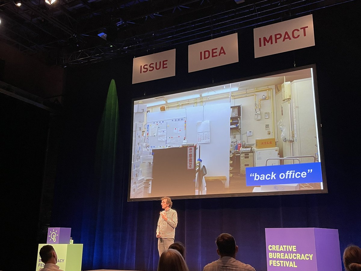 “Certain values are somehow coded into the heart of old bureaucracies: if we want to make the world a better place, we need to change how back office works” by <a href="/gquaggiotto/">giulio quaggiotto</a> at #CBF2022