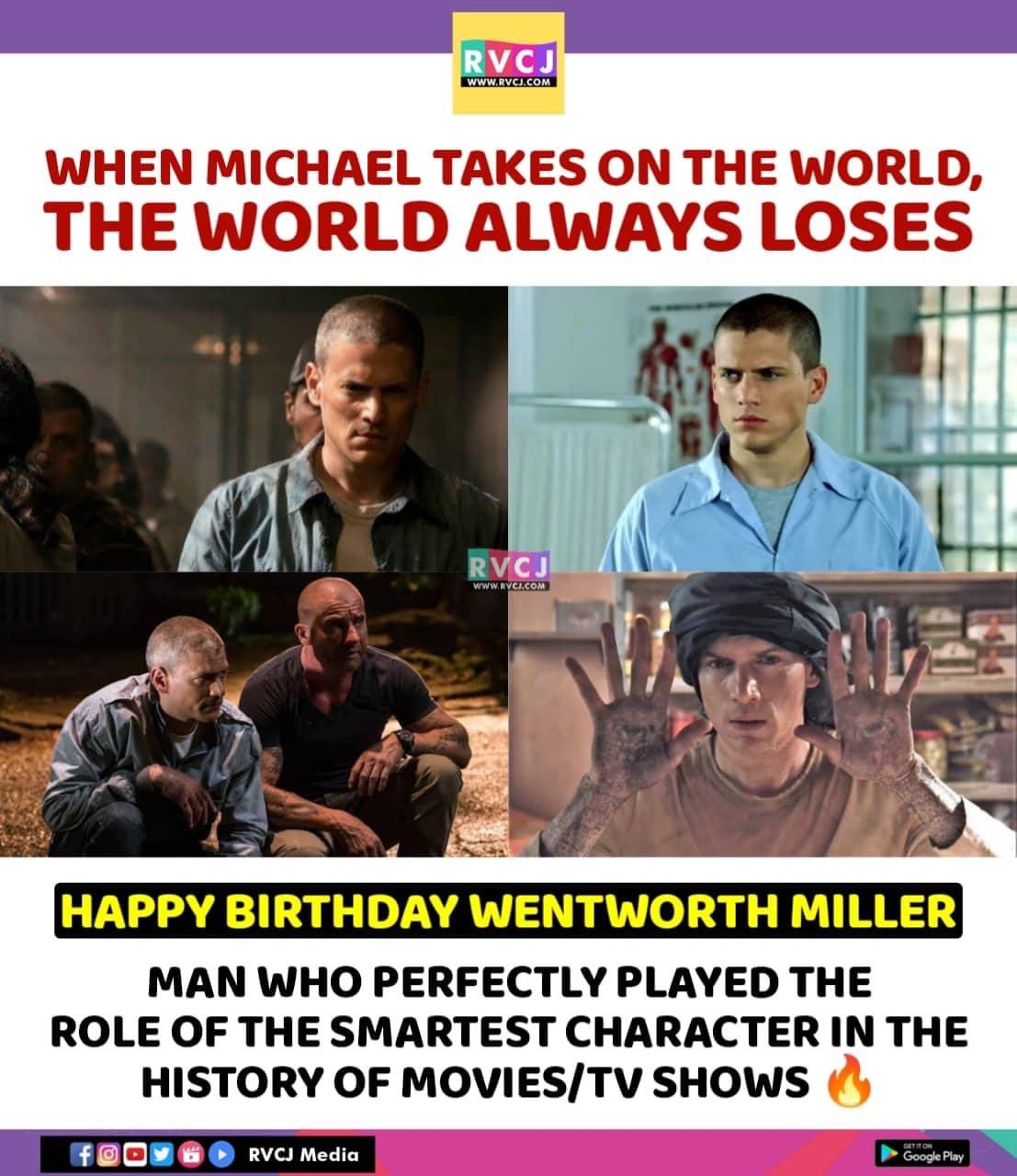 Happy Birthday WentWorth Miller!    