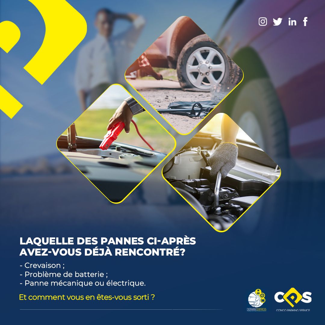 CongoParking's tweet photo. DEPANN'EXPRESS, est une Application mobile d'assistance routiĂšre qui vous assiste en cas de panne.
Téléchargez l'application maintenant sur App Store & Play Store, et SURTOUT ABONNEZ-VOUS!
#DepannExpress #PanneDeVehicule #Assistance #Remorquage #CongoParKingService #Kinshasa https://t.co/qMUNTZqzm2