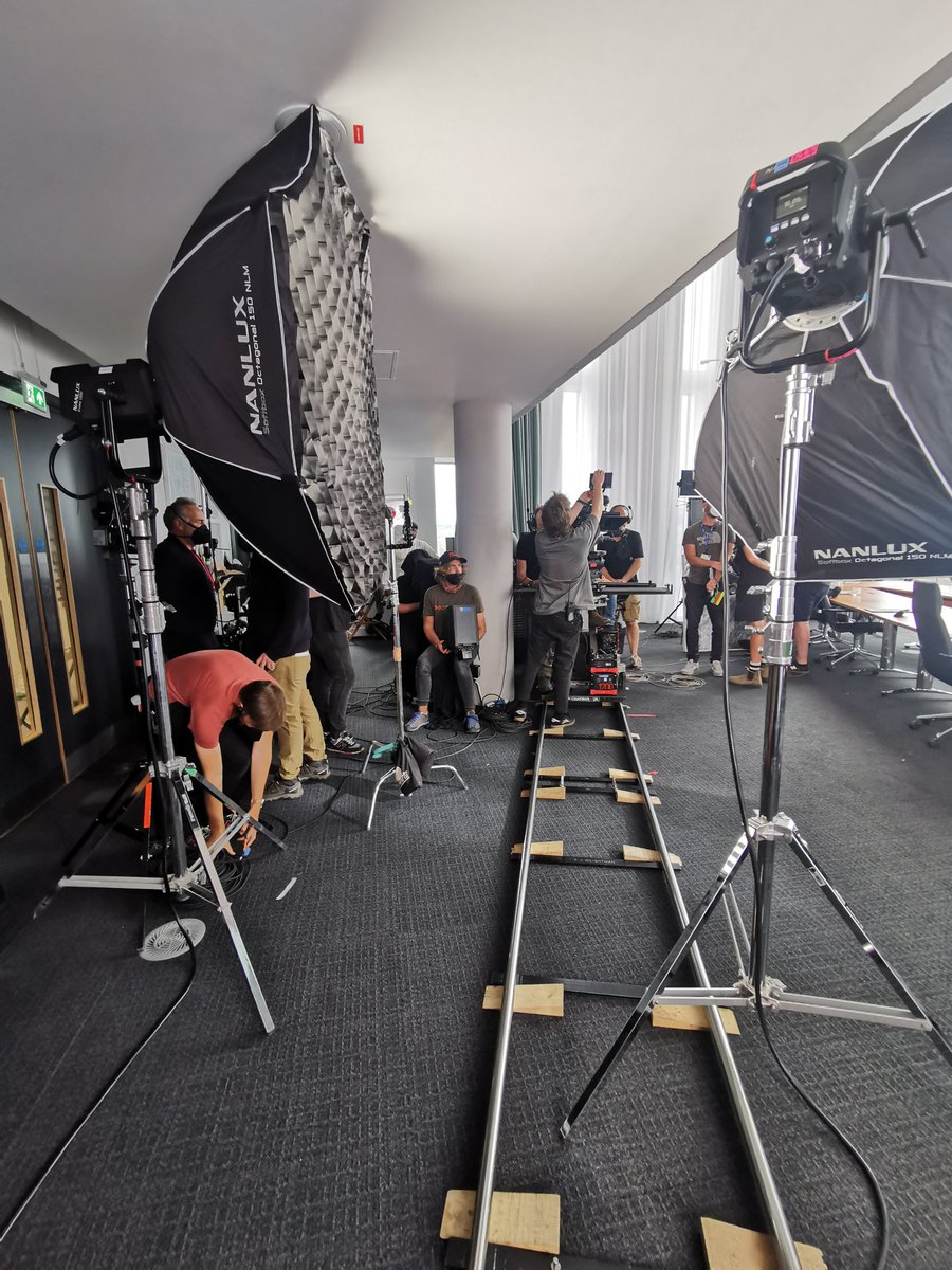 UlsterUni's tweet photo. 📸 Photo credit to UU's @JadeMcMurray5

Jade snapped these photos of @netflix filming @KevinHart4real's new movie at our Belfast campus yesterday 🎥

Jade described it as "a brilliant collaborative effort from all our teams to pull this off" 💪 

#ProudofUU https://t.co/dFUf0c2jbK