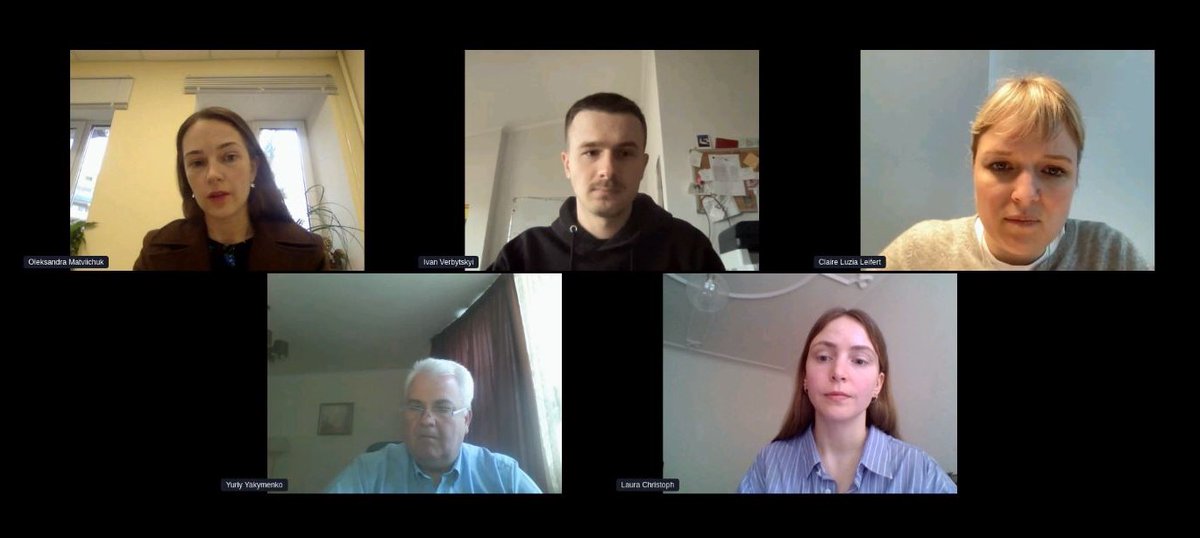 UkraineMEMO's tweet photo. - said @avalaina in her closing statement. Thank you to our speakers Yuriy Yakymenko, @avalaina & @iverbytskyi for those insights! A big thank you to our co-host @ThinkTank_Lab, the @onthinktanks team & all participants. The event was part of the #UkraineBreakfastDebate series. https://t.co/fWEmAdQvCV
