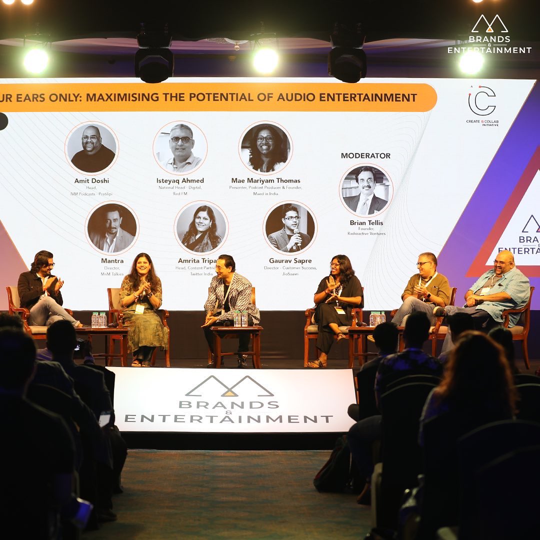 brandsandent's tweet photo. “Radio could be doing so much more. And that’s what podcasting shows. I think there’s synergy and an ability to create really great audio to put in the radio by independent creators and agencies.” - @maebemaebe 

#BrandsandEntertainment2022 https://t.co/y0UM8rJSpx